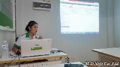 วิทยากรของเรากำลังตั้งใจบรรยาย เพื่อให้ผู้เข้าอบรมเข้าใจใน OpenERP ให้มากที่สุด