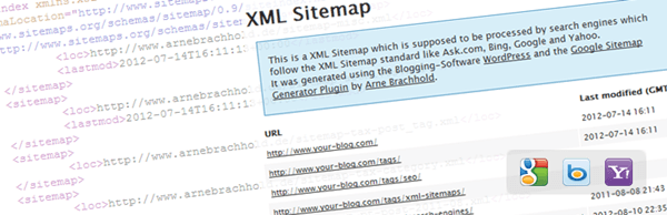 แบบที่ 2 Sitemap (ไซต์แมพ) สำหรับ Search Engine