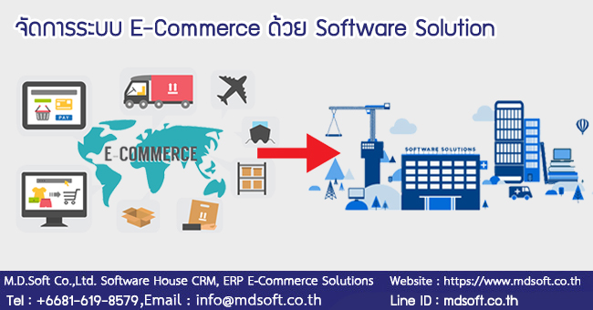 จัดการระบบ E-Commerce ด้วย Software Solution 
